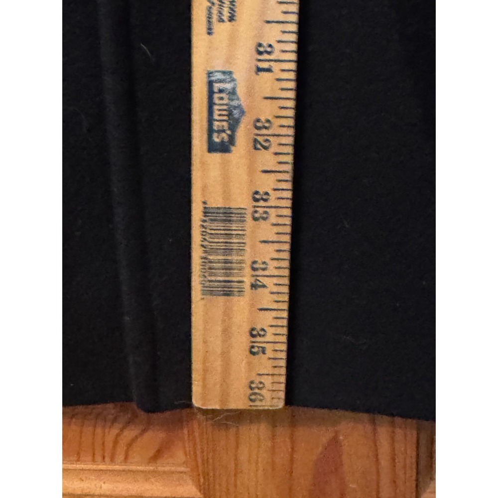 Banana Republic Italian Wool Cashmere Double Breasted Peacoat Men Size L Black - Picture 7 of 8